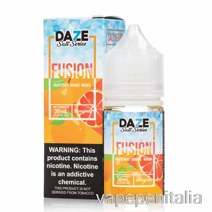 Vape In Italy Pompelmo Ghiacciato Arancia Mango - 7 Sali Daze Fusion - 30ml 50mg